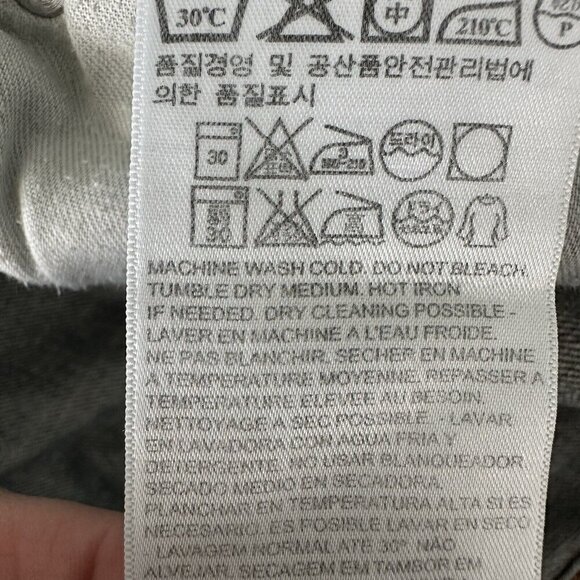 Levis 550 Jeans Size 44x30 Blue Denim Relaxed Fit Cotton Straight Baggy - Picture 10 of 12